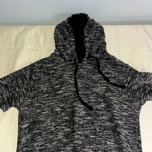CARBON HALF SLEEVE SWEATER